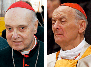 cardenales Angelo Comastri y Paolo Sardi