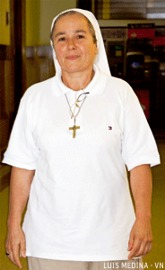 Experdita Pérez misionera comboniana en Egipto