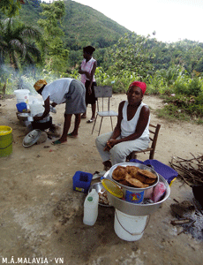 Haití mundo rural proyecto de ong ITECA en la ciudad de Gressier