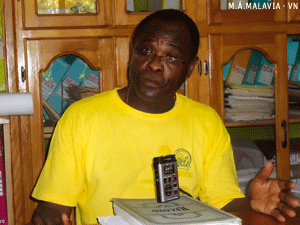 Jean-Baptist Chenet director de ong ITECA en Haití