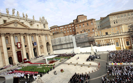 eucaristía de apertura del Sínodo sobre la Nueva Evangelización en el Vaticano 7 de octubre 2012