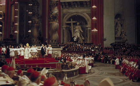 ceremonia de inauguración del Concilio Vaticano II, 11 de octubre 1962