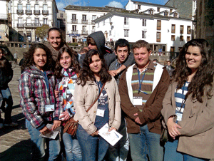 jóvenes participan en el Congreso Diocesano de Laicos de Mondoñedo 