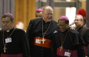 grupo de obispos en el Sínodo sobre la Nueva Evangelización