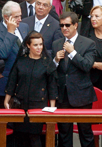vicepresidenta Soraya Sáenz de Santamaría y embajador Eduardo Gutiérrez