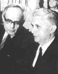 Joseph Ratzinger con Karl Rahner