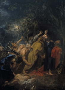 El Prendimiento de Cristo, cuadro de Van Dyck