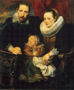 Retrato de una familia, cuadro de Van Dyck