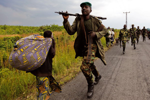 La llegada del M23  a RD Congo ha provocado la huida de la población