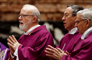 los cardenales OMalley, Madariaga y Castrillón Congreso América en Roma