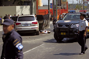 asesinato de un hombre en Guatemala en plena calle