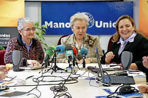 rueda de prensa presentación campaña de Manos Unidas 2013 por la igualdad