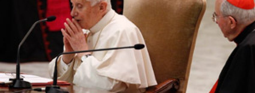 papa Benedicto XVI encuentro con sacerdotes 14 febrero 2013