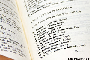 documento en Alcalá de Henares con el nombre de Jorge Mario Bergoglio