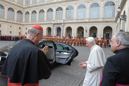 Benedicto XVI se va del Vaticano el 28 de febrero 2013