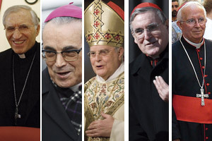 cinco cardenales españoles en el cónclave