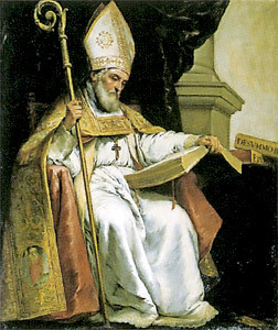 pintura de San Isidoro de León