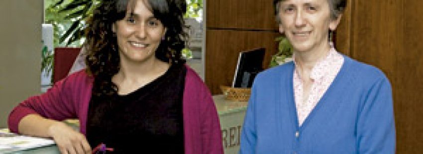 Aurora Moreno y la religiosa María Rosario Echarri miembros de Renate contra la trata