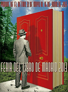 cartel de la Feria del Libro de Madrid 2013