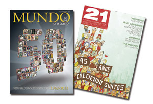 revistas Mundo Cristiano y 21