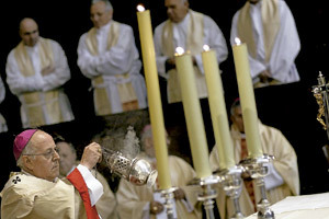 Ricardo Blázquez en la celebración de su 25 aniversario como obispo, en la catedral de Valladolid 29 mayo 2013