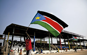 Sudán del Sur en 2012 celebra el primer año de su indepencia