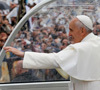 papa Francisco a su llegada al Santuario de Aparecida 24 julio 2013 JMJ Río