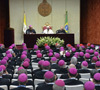 Papa Francisco con obispos de Brasil en Centro de Estudios de Sumaré, Río de Janeiro