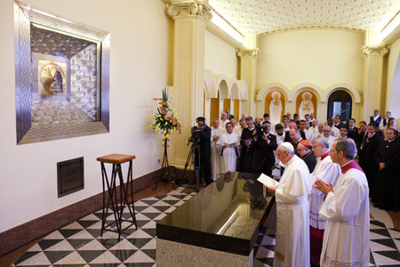 papa Francisco en el Santuario de la Virgen de Aparecida JMJ Río 2013
