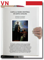 portada Pliego Vida Nueva Carta al P. Cristóbal de Santa Catalina julio 2013