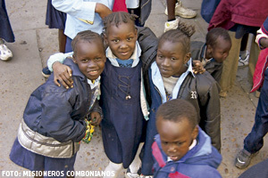 escuela de los religiosos combonianos en El Cairo para niños sudaneses