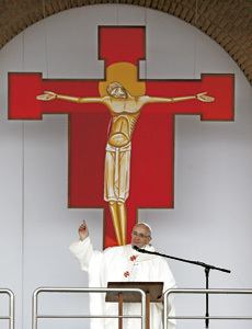 papa Francisco en Aparecida 24 julio 2013