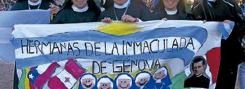 religiosas argentinas Hermanas de la Inmaculada de Génova en la JMJ Río 2013