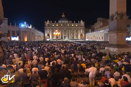 vigilia de oración por la paz en Siria en el Vaticano 7 septiembre 2013