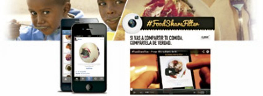 campaña Food Share Filter de Manos Unidas