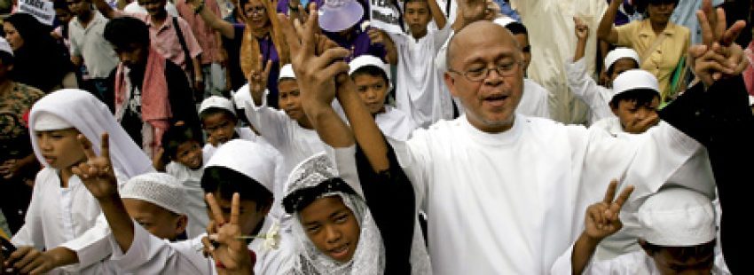 marcha interreligiosa por la paz en Mindanao Filipinas