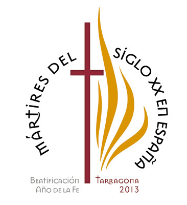 logo de la beatificación de los mártires en Tarragona 13 octubre 2013
