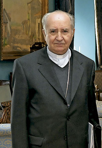 Francisco Errázuriz, cardenal arzobispo emérito de Santiago de Chile miembro del consejo de cardenales