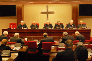 Obispos en la CII Asamblea Plenaria de la Conferencia Episcopal Española