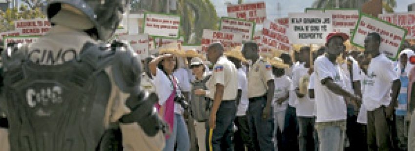 protestas en Haití contra el Gobierno