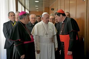encuentro del papa Francisco con los miembros de la USG diciembre 2013