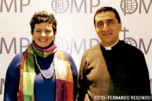 Nada Hajjar y Paul Karam, responsables de OMP Líbano