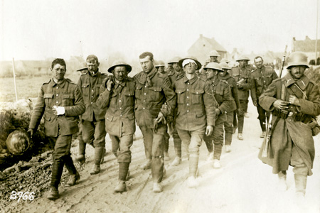 soldados en la Primera Guerra Mundial