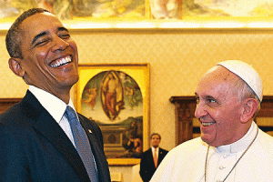 Obama y el papa Francisco