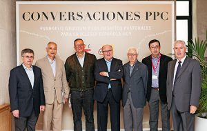 Luis Fernando Crespo, Luis Aranguren, José Luis Segovia, José Antonio Pagola, Juan Martín Velasco, Antonio Ávila y Pedro Miguel Gª Fraile.