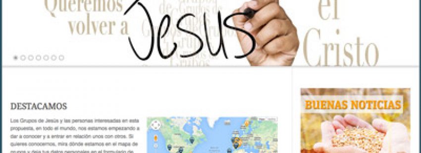 web de los Grupos de Jesús promovida por PPC Editorial