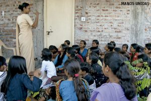 religiosas adoratrices en la India trabajan con prostitutas