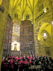 Requiem de Mozart en la capilla de Música de la catedral de Bilbao, basílica de Santa María de Portugalete