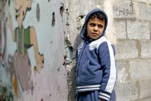 niño palestino en Gaza