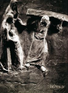 Escultura 'Pasión de Cristo', del artista alemán Werner Klenk